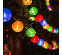 Uping Luci Led a Batteria Catena Luminosa Esterno Lucine Led Decorative Interni 20 Lanterne 3,8M Decorazioni Balcone Giardino Camera da Letto (Multicolore)