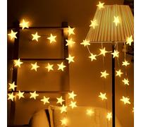 Uping Lucine Led Decorative a Batteria Catena Luminosa Interno Esterno Luci a led Camera da Letto Decorazioni Camera Natalizie per Casa Albero di Natale Giardino