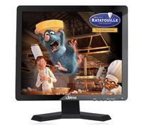 Upinva 17 Pollici Display Monitor di Sorveglianza Supporta HDMI AV BNC VGA Interfaccia di ingresso USB Display della fotocamera Altoparlante integrato risoluzione 1280 x 1024