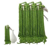 Upiulote 5 Pezzi Amaranthus Flower Artificiale Lifelente da 51 Pollici Amaranto Secco Verde Finta con Ramo di Fiori appesi per Decorazioni per Matrimoni da Giardino da Giardino Secco