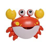 Upiulote Baby Battle Toy Bubble Machine Grab Bath Gazzino Crabo Bubble Maker con Musica per 3 Anni Girl Boy No Battery Red Red