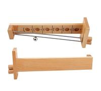 Upiulote Cattura Il Gioco Moon 2 Pezzi da 11, 8 Pollici Giochi da Tavolo in Legno con Palline di Metallo e canne Che bilanciano i Giochi di Bar di Sviluppo per Bambini Adulti Cattura Il Gioco