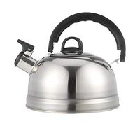 UPKOCH 1. Bollitore a fischietto da 2 l, in acciaio inox, per cottura a induzione, teiera, teiera, bollitore a fischio, con manico, per cucina, fornello a gas