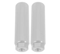 UPKOCH 1 Paio di picchetti Antiscivolo per Bicicletta in Lega di Alluminio per sedili Posteriori di Mountain Bike, cavalletti Posteriori per Bicicletta - Staccabili per Bici, Scooter e Ciclismo