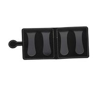 UPKOCH 1 Pc borsa per plettri per chitarra raccogliere la borsa astuccio per plettri portaplettri per chitarra portaplettri chitarra contenitori porta plettro per chitarra pelle Black