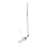 UPKOCH 1 Pc di chitarra elettrica tasto rocker braccio del tremolo barra del tremolo vibratorio trilli doppio braccio tremolo whammy bar per chitarra elettrica Silver