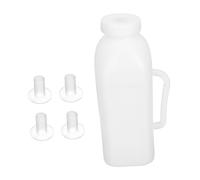 UPKOCH 1 Set brocca di latte di vitello mangiatoia per di agnello alimentazione infantile rifornimenti di alimentazione biberon in plastica per pollame giovane Gel di silice