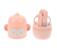 UPKOCH 1 Set Di Kit Per Unghie Per Neonati Tagliaunghie Forbici Lima Per Unghie Pinzette Kit Per La Del Bambino Impugnatura Ergonomica Tagliaunghie Per Neonati