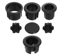 UPKOCH 1 Set di Parti per Base ombrellone: Kit di Parti di Ricambio per Base ombrellone, Copri palo, Adattatore per Supporto da Esterno per Patio, stabilizzatore per Foro da Tavolo per da Giardino