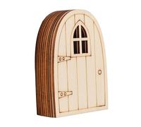 UPKOCH 1 Set Miniature Porte da Legno per Decorazioni Accessori Versatili per Incantati per Decorare creatività 10 Pezzi