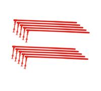 UPKOCH 1 Set Parti del Mulino A Accessori A Mulini A Ragazzo Sostituzione Pinwheel Vano Parti di Aste A Girandola Canne Riutilizzabili PVC Rosso 10 Pezzi