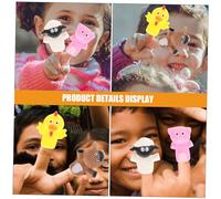UPKOCH 10 Marionette da Dito Animali Cartoon per Giocattoli Educativi Interattivi per e Giochi Ruolo Colorate e Realistiche per Età Prescolare