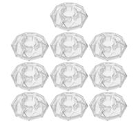 UPKOCH 10 Pezzi Copri Effetto Chitarra Forma Diamante Cappucci Protettivi Tappi per Interruttori Accessori Chitarra per Protezione e Silenziamento per Effetti