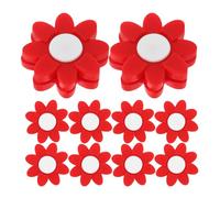 UPKOCH 10 Silicone Tennis Racket Dampeners in Flower Shape Shock Absorbers For Vibration Reduction All-weather Resistant Tennis Accessories For Training And Matches