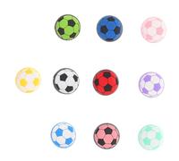 UPKOCH 10pezzi Controller Compatibile con Impugnatura del Volante della Console di Gioco Coperture per Stick Analogici Cappucci per Joystick con Motivo da Calcio Protezione Antiscivolo Pe
