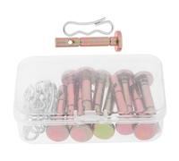 UPKOCH 10sets Kit Perni Taglio Per Spazzaneve Sostituzione Del Perno Taglio Coppiglia Per Spazzaneve Parte Ricambio Attacco Perni