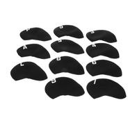 UPKOCH 11 Coperture per Golf Protezione Superiore per Driver e Putter Set e Distintivo con Neri per Golfisti