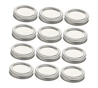 UPKOCH 12pezzi Coperchi per Barattoli di Bocca Larga Coperchi Sigillati di Ricambio in Metallo per Conserve Robusti e Riutilizzabili per Salse Frutta Spezie e Dolci
