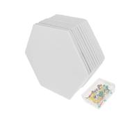 UPKOCH 12pezzi Fonoassorbenti Autoadesivi Per Isolamento Design Semplice Per Decorazioni Interne Ristoranti e Scuole Bianco