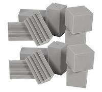 UPKOCH 16pezzi Pannelli Fonoassorbenti in Imbottitura Per Trappola Bassi Diffusore Acustico Per Recording Studio Ad Densità Ignifuga