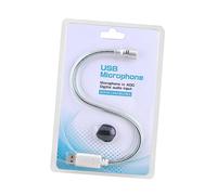 UPKOCH 1pezzi Microfono Usb Creativo Per Studio e Gaming Mic Pratico e Leggero Con Alta Sensibilità Per Registrazioni e Videoconferenze Compatibile Laptop