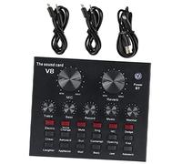 UPKOCH 1set Audio Mixer Usb Microfono Condensatore Per Streaming e Ktv Per Registrazioni e Podcasting