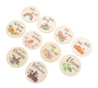 UPKOCH 1set Cartelli Legno Per Segnalini Decorativi Mensili Per Annunci Di Nascita e Memorie Speciali