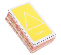 UPKOCH 1set Flash Card Educative Per Schede Apprendimento Colori e Giocattoli Cognitivi Per Educazione Precoce Della Conoscenza e Riconoscimento e Facili Usare