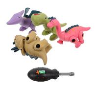 UPKOCH 1set Giocattoli Dinosauri da Assemblare per Puzzle Educativi di Montaggio e Smontaggio per Feste di Compleanno Tema Dinosauria e attività Prescolari Confezione