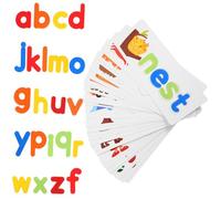 UPKOCH 1set Giochi Educativi Legno Per La Scrittura Delle Parole Giocattolo Didattico Per Apprendimento Alfabeto Attività Prescolare Creativa Per Sviluppo Cognitivo e Coordinazione