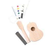 UPKOCH 1set Kit Diy Ukulele Massello Per Ragazzo Ragazza Strumento Musicale Creativo Per Genitori e Figli Facile Da Assemblare Per Stimolare Immaginazione e La Creatività
