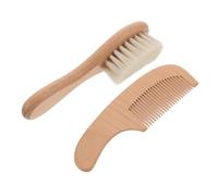 UPKOCH 1set Spazzole Per Legno Spazzola Per Morbida e Pettine Per Bagnetto Kit Per Pulizia Del Capelluto Elegante Per Nuovi Genitori