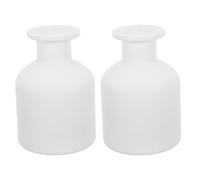 UPKOCH 2 flaconi diffusori vuoti: flacone di vetro per diffusore di oli essenziali da 150 ml - contenitore per fragranze con bastoncini di giunco per oli aromatici, decorazione per soggiorno