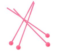 UPKOCH 2 Paia Mazze per Percussioni in Plastica Rosa per Xilofono e Glockenspiel con Design Orff Compatto e Comfort per Ragazzo Ragazza in Attività Genitore-figlio
