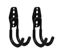 UPKOCH 2 Pezzi Allacciare Supporto a Parete per Gancio per Tubo Flessibile Supporto da Parete per Tubo Flessibile Organizzatore per Tubi da Giardino Box Auto Metallo Black