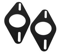 UPKOCH 2 Pezzi Anello Distanziale per Altoparlanti Auto, Adattatore di Montaggio Tweeter in Plastica Nero, Coppia, per Altoparlanti Porta Anteriore Lato Destro e Lato Opposto,