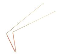 UPKOCH 2 pezzi Bacchette da Rabdomante in Rame 99% Leggere e Portatili per Caccia ai Fantasmi Rilevamento Acqua e Ricerca Tesori con Alta Precisione