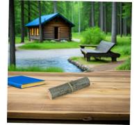 UPKOCH 2 Pezzi Bamboo Water Fountain Parts Half Open Scoop for Garden And Backyard Decor Smooth Water Flow for Small To Medium Outdoor Landscaping