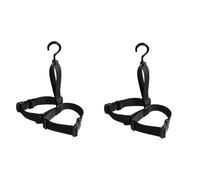 UPKOCH 2 Pezzi Cinturino Per Appendere Lo Stivale Da Pesca Cinghia Per Asciugare Gli Scarponi Da Pesca Sospeso Gancio Di Avvio Con Asciugatura Stendibiancheria Nylon Black