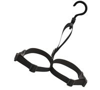 UPKOCH 2 Pezzi Cordino Per Lo Stivale Sospeso Accessori Rack Di Asciugatura Appendiabiti Cinghie Elastiche Per Stivali Stendibiancheria Cinghia Appesa Misto Poliestere Nero