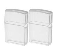 UPKOCH 2 pezzi Custodia Trasparente in Plastica Resistente per Cherosene da Protezione Portatile Versatile Compatibile con Zippo Design Elegante e Facile da Usare