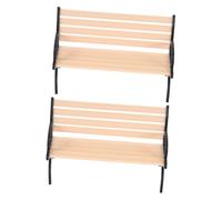 UPKOCH 2 Pezzi Da Giardino Delle Fate Sedia Casetta Da Gioco Accessorio Da Parco In Miniatura Da Villaggio In Miniatura