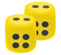 UPKOCH 2 pezzi Dadi Giganti EVA Colorati Dadi Morbidi per Giochi Didattici Feste e Attività Ludiche Silenziosi per Esterni e Interni