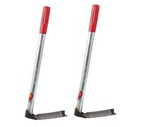 UPKOCH 2 Pezzi Di Per Diserbo Lunga Per Giardinaggio Ortaggi Terreno Coltivazione Coltivare Zappe Zincate Pianta Triangolare Attrezzo Da Giardino Sarchiatore