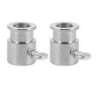 UPKOCH 2 pezzi di ricambio per griglia per impieghi gravosi, girarrosto, accessori di fissaggio per asta di grigliatura e manicotto di fissaggio per barbecue