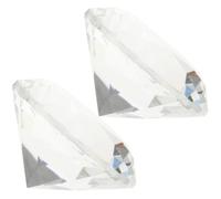 UPKOCH 2 Pezzi Diamanti Decorativi in Cristallo per Decorazione Casa e Feste di Compleanno, Design Unico e Bello Che Aggiunge Un'atmosfera Romantica e Raffinata