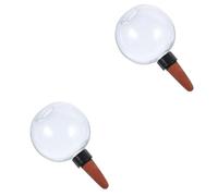 UPKOCH 2 Pezzi Dispositivo di Irrigazione Automatico Lampadina Pianta Globo Alimentatore per Piante Pianta Autoirrigante Distributore per Piante Plastica
