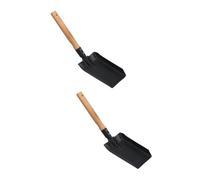 UPKOCH 2 Pezzi Piccola pala di legno paletta di cenere Giardinaggio pala di cenere di carbone pala per bordi rifiuti mano pala da giardino vanga da scavo ferro da stiro