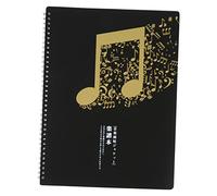 UPKOCH 2 Pezzi Raccoglitore Spartiti Musicali Trasparente Porta Spartiti Facile da Aprire per Musicisti Scuola Non Riflette La Luce