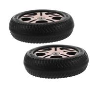 UPKOCH 2 pezzi Ruote di Ricambio per Scooter e Tre Ruote Rosa Facili da Installare Compatibili con Veicoli per Ragazzi e Ragazze Resistenti e Leggere